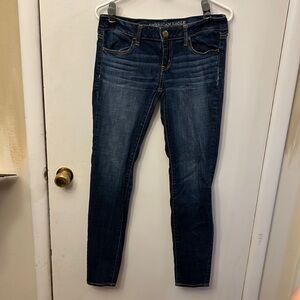 American Eagle Women’s Jeggings Blue Size 4 Long